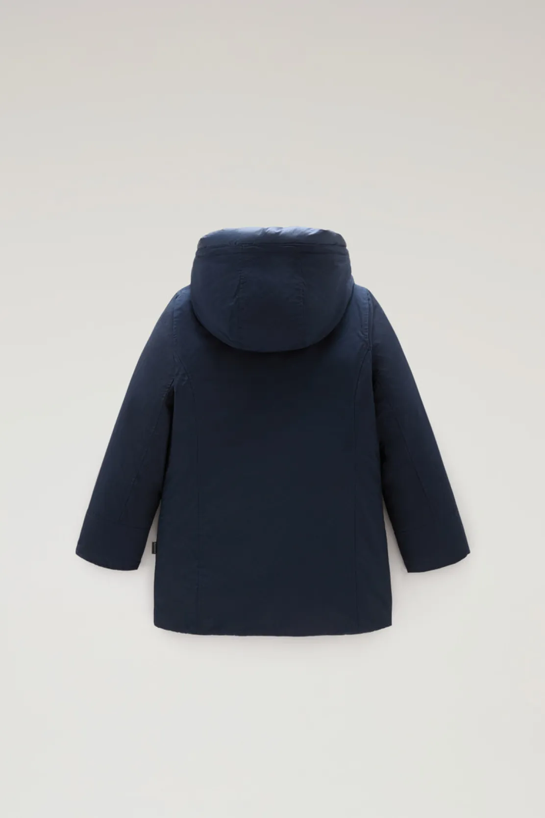 Parka>Woolrich Arctic Parka Da Bambina In Ramar Cloth Melton Blue