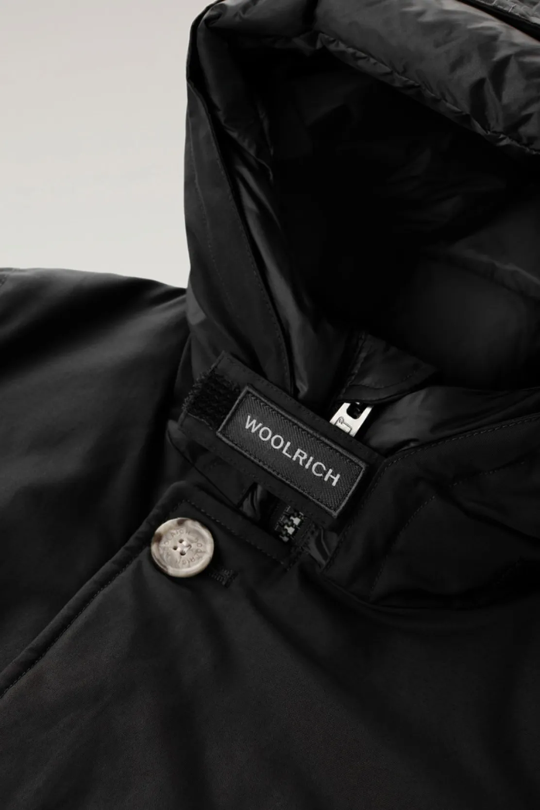 Parka>Woolrich Arctic Parka Da Bambino In Ramar Cloth Black