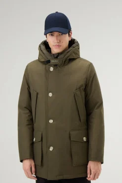 Parka>Woolrich Arctic Parka In Ramar Cloth Dark Green