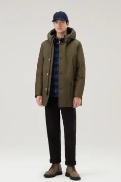 Parka>Woolrich Arctic Parka In Ramar Cloth Dark Green
