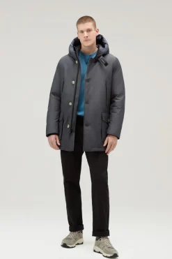 Parka>Woolrich Arctic Parka In Ramar Cloth Grey Shadow