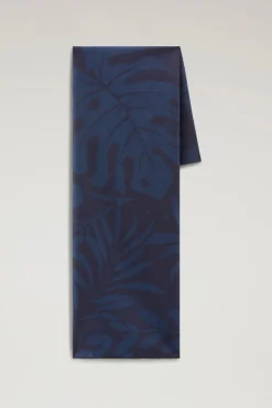Sciarpe|Sciarpe>Woolrich Bandana In Puro Cotone Con Stampa Tinta In Capo Maritime Blue Flower