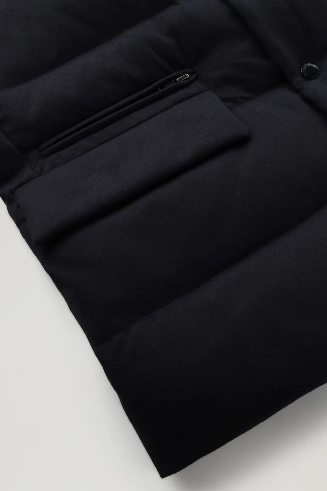 Impermeabili|Giacche>Woolrich Blazer Luxe In Lana Vitale Barberis Canonico Melton Blue
