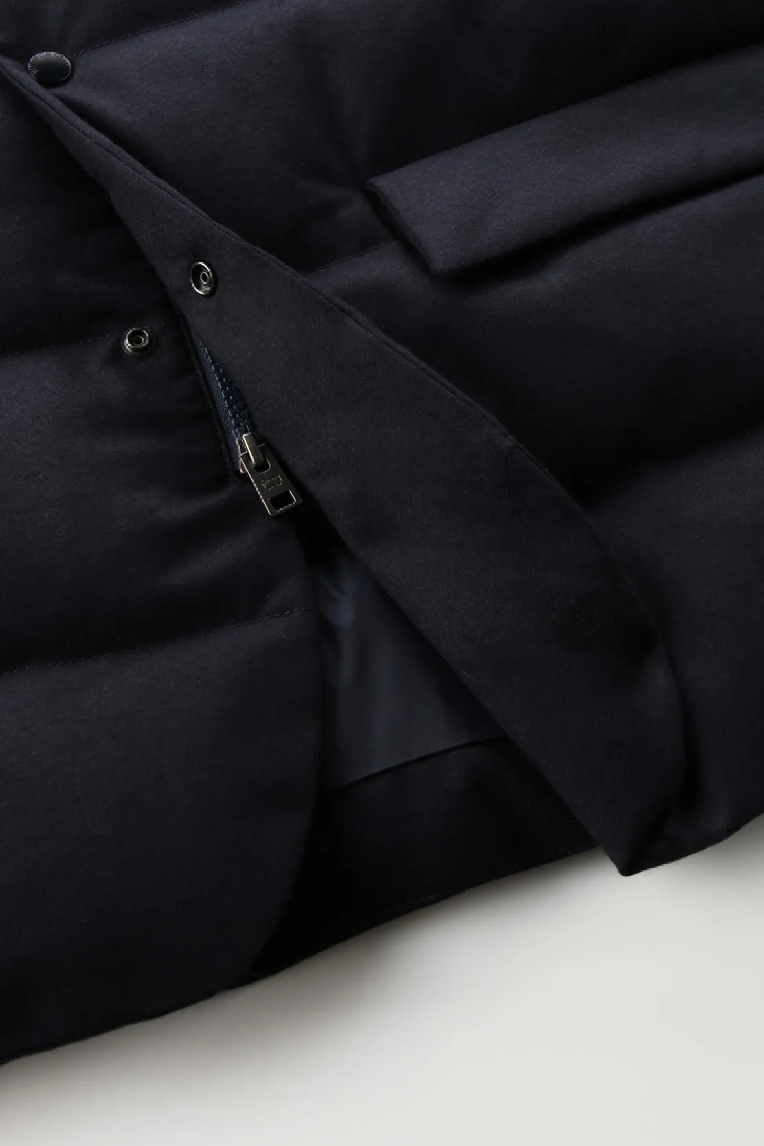 Impermeabili|Giacche>Woolrich Blazer Luxe In Lana Vitale Barberis Canonico Melton Blue