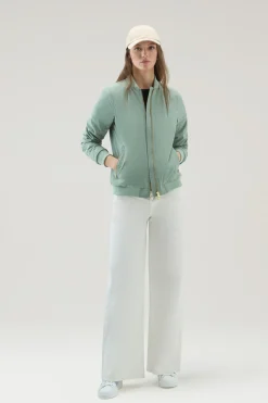 Bomber>Woolrich Bomber Charlotte In Urban Touch Sage