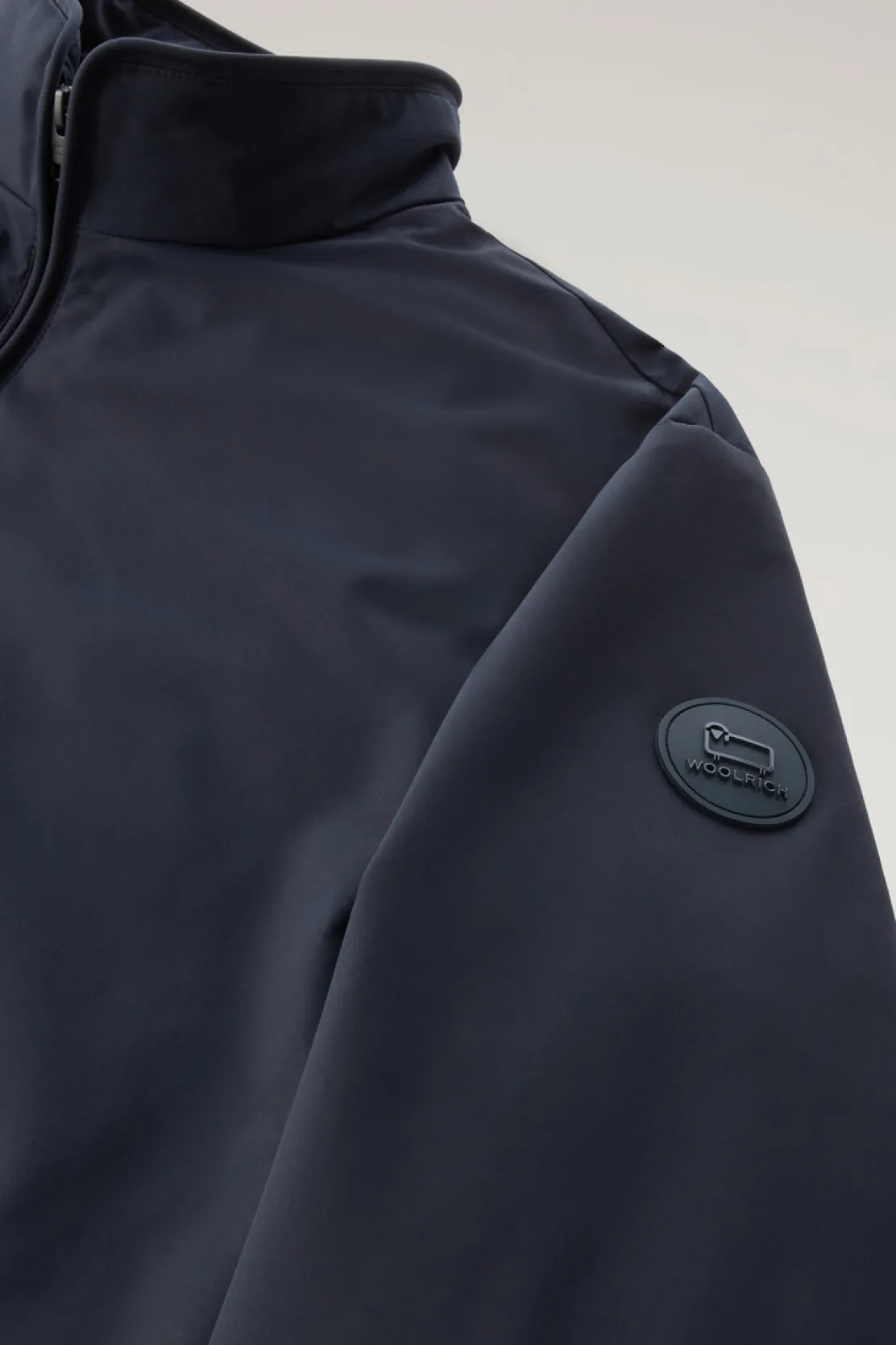 Bomber|Impermeabili>Woolrich Bomber Sailing Imbottito Melton Blue