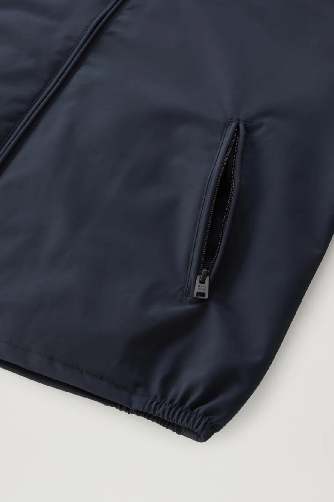 Bomber|Impermeabili>Woolrich Bomber Sailing Imbottito Melton Blue
