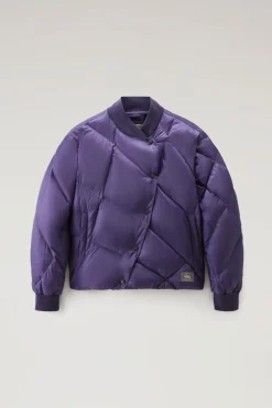 Bomber>Woolrich Bomber Trapuntato Dani&euml;lle Cathari / Dark Violet