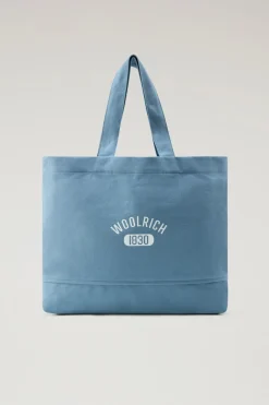 Borse|Borse>Woolrich Borsa Tote Blue Grey