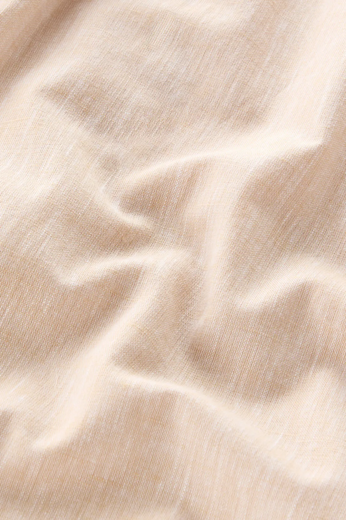 Camicie e giacche a camicia>Woolrich Camicia Alla Coreana In Misto Lino E Cotone Light Oak