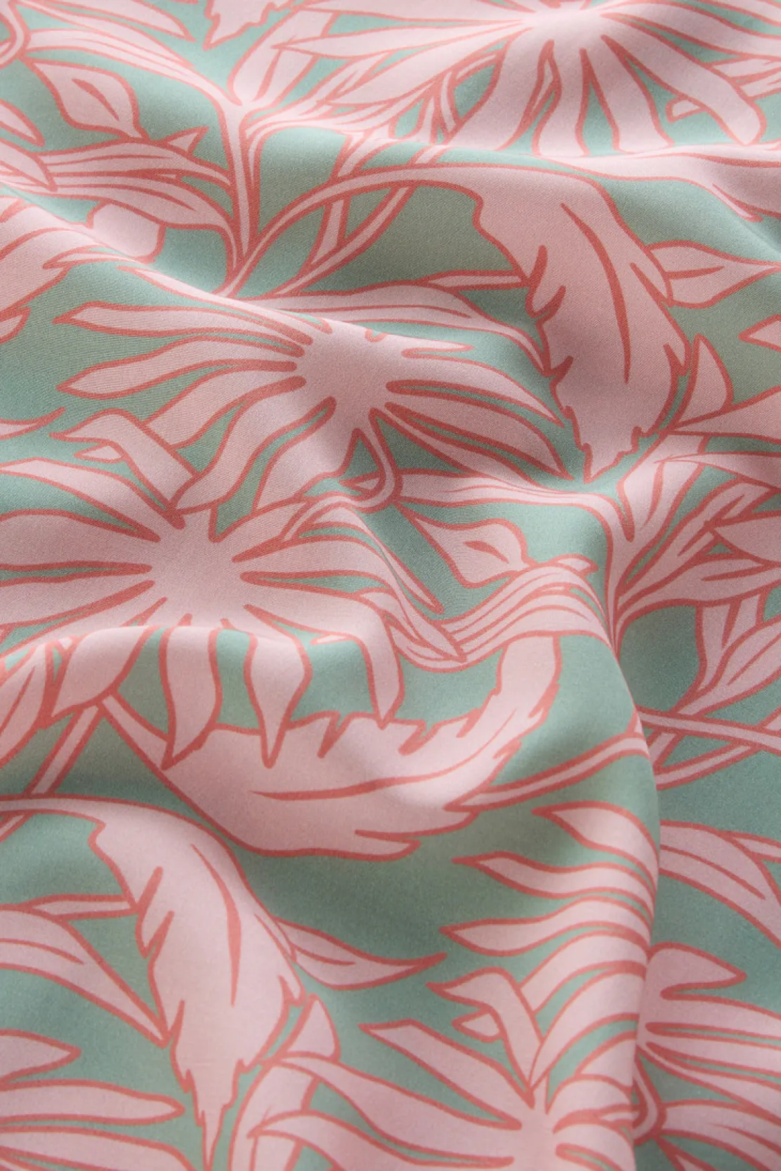 Camicie e giacche a camicia>Woolrich Camicia Con Stampa Tropical Coral Sand Flower