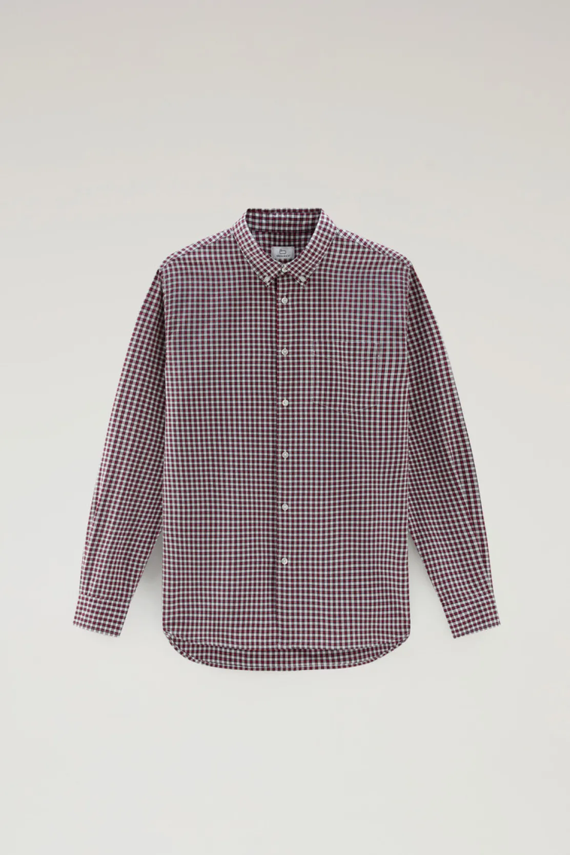 Camicie>Woolrich Camicia Madras In Puro Cotone A Quadri Micro Check Red
