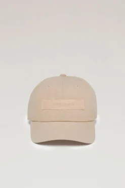 Outdoor Label Designed in Japan|Cappelli e berretti>Woolrich Cappellino In Misto Nylon CORDURA E Cotone Typewriter Beige