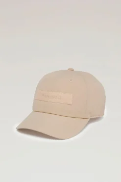 Outdoor Label Designed in Japan|Cappelli e berretti>Woolrich Cappellino In Misto Nylon CORDURA E Cotone Typewriter Beige