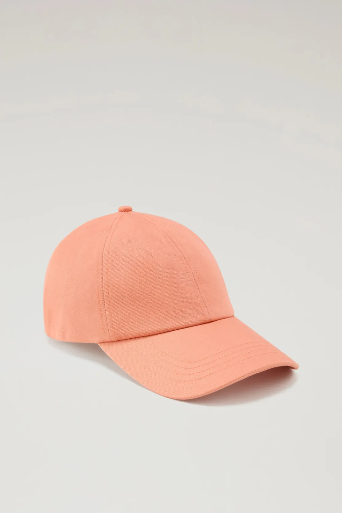Cappelli e berretti|Cappelli>Woolrich Cappellino In Twill Di Puro Cotone Coral Sand