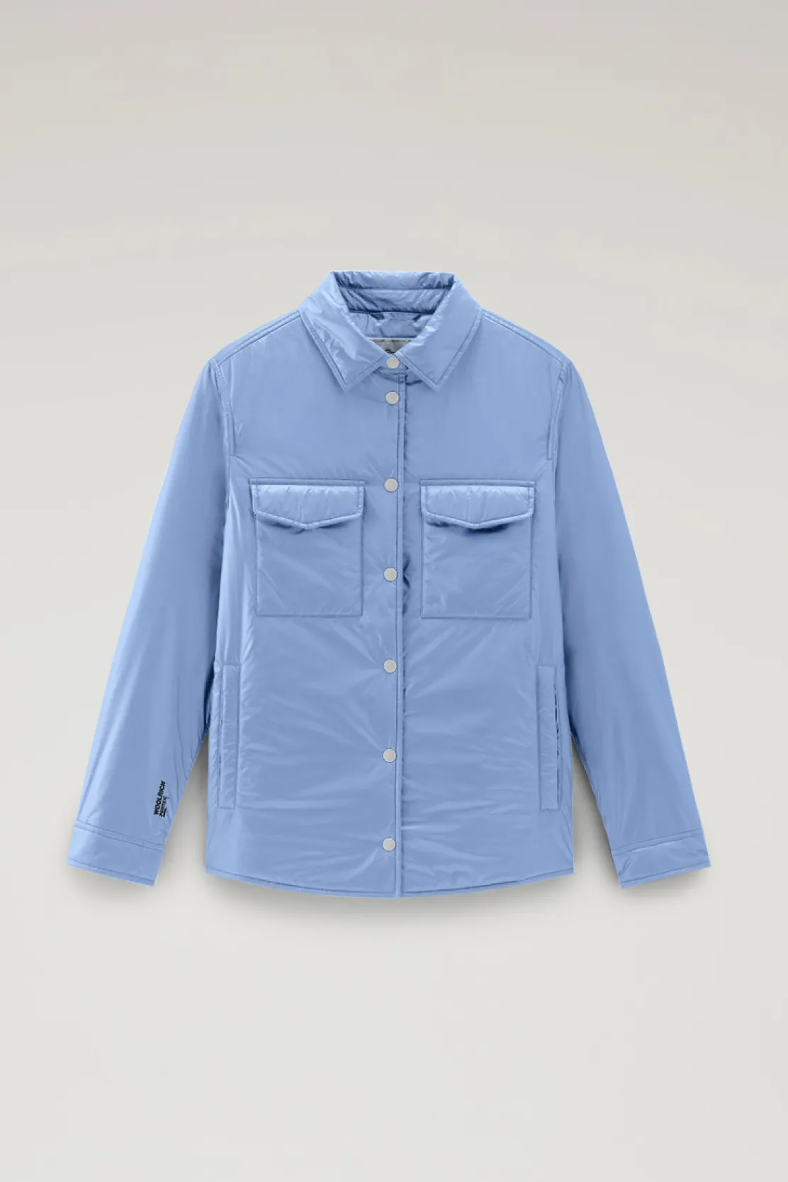 Giacche>Woolrich Giacca A Camicia Imbottita In Pertex Quantum Riciclato Sea Breeze