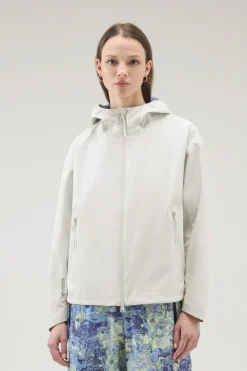 Giacche>Woolrich Giacca In WINDSTOPPER GORE‑TEX Stone
