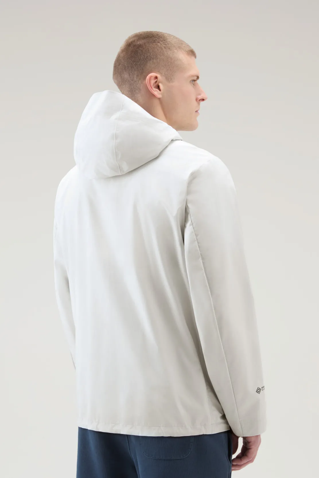 Giacche>Woolrich Giacca Mountain In WINDSTOPPER GORE-TEX Stone