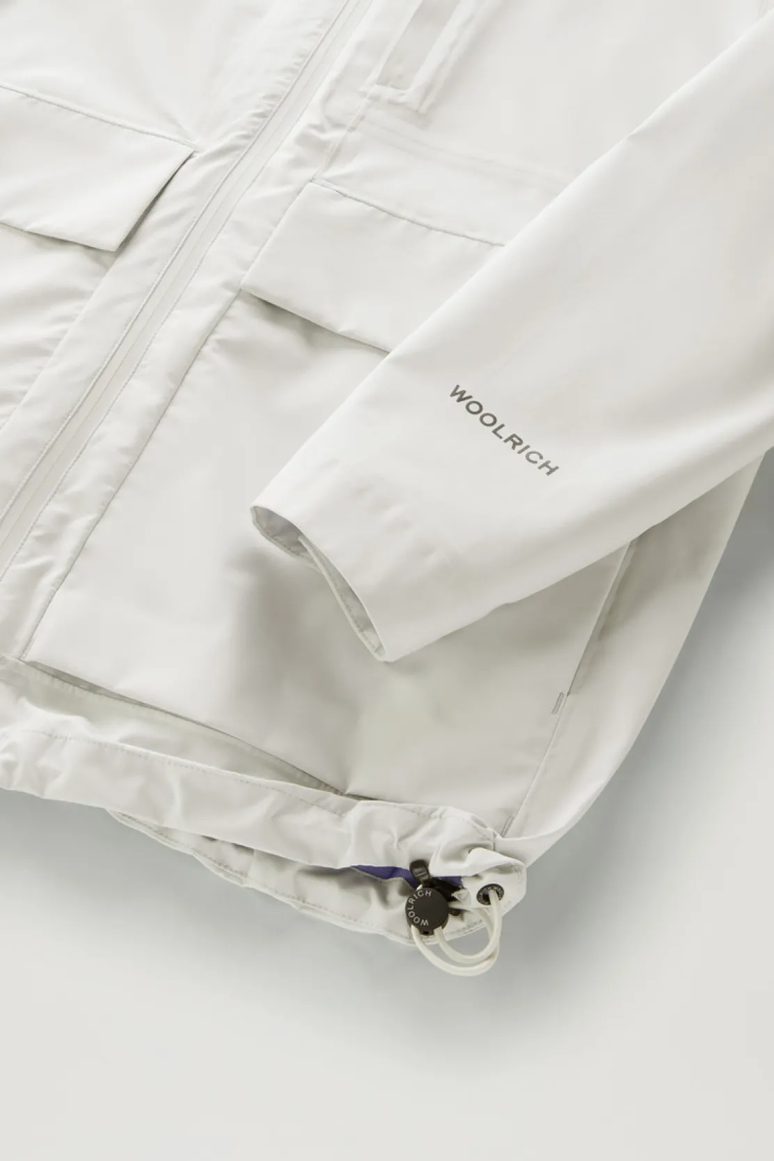 Giacche>Woolrich Giacca Mountain In WINDSTOPPER GORE-TEX Stone