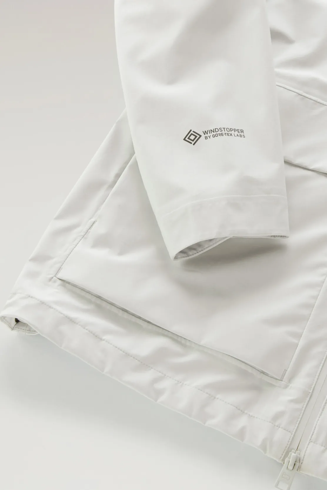 Giacche>Woolrich Giacca Mountain In WINDSTOPPER GORE-TEX Stone