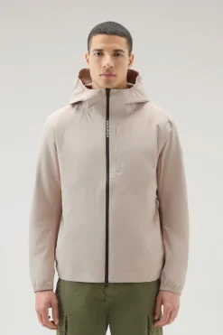 Impermeabili|Giacche>Woolrich Giacca Pacific Impermeabile Con Cappuccio Rope