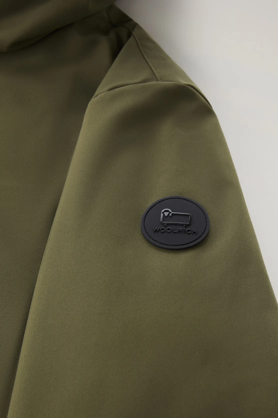 Impermeabili|Giacche>Woolrich Giacca Pacific In Tech Softshell Dark Green