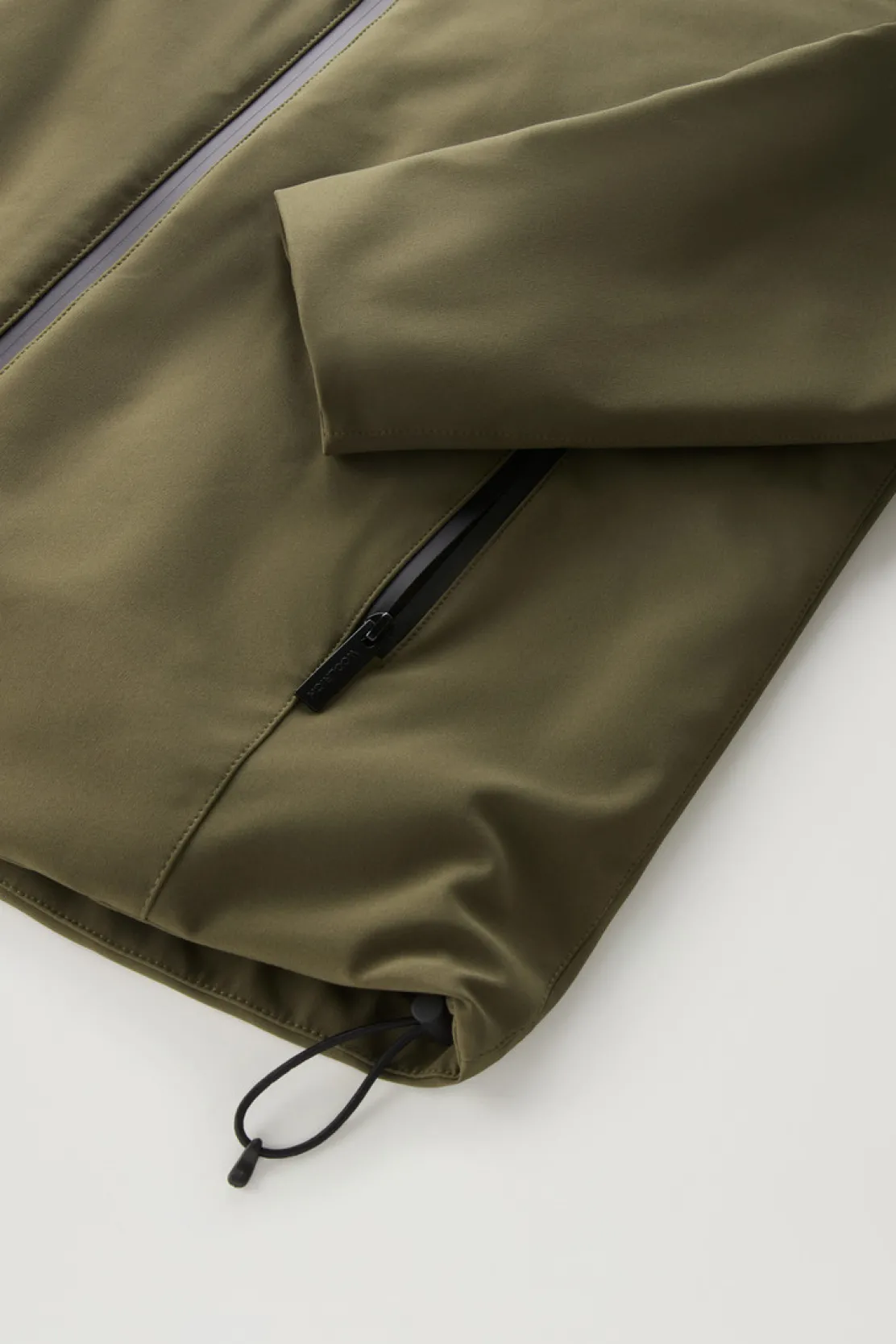 Impermeabili|Giacche>Woolrich Giacca Pacific In Tech Softshell Dark Green