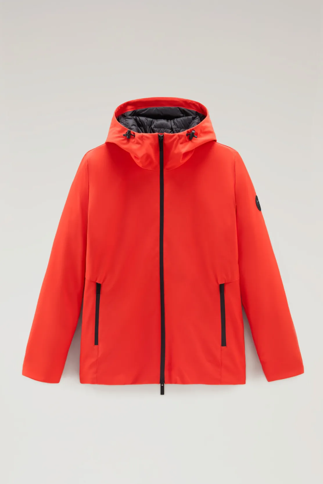 Impermeabili|Giacche>Woolrich Giacca Pacific In Tech Softshell Bright Brick