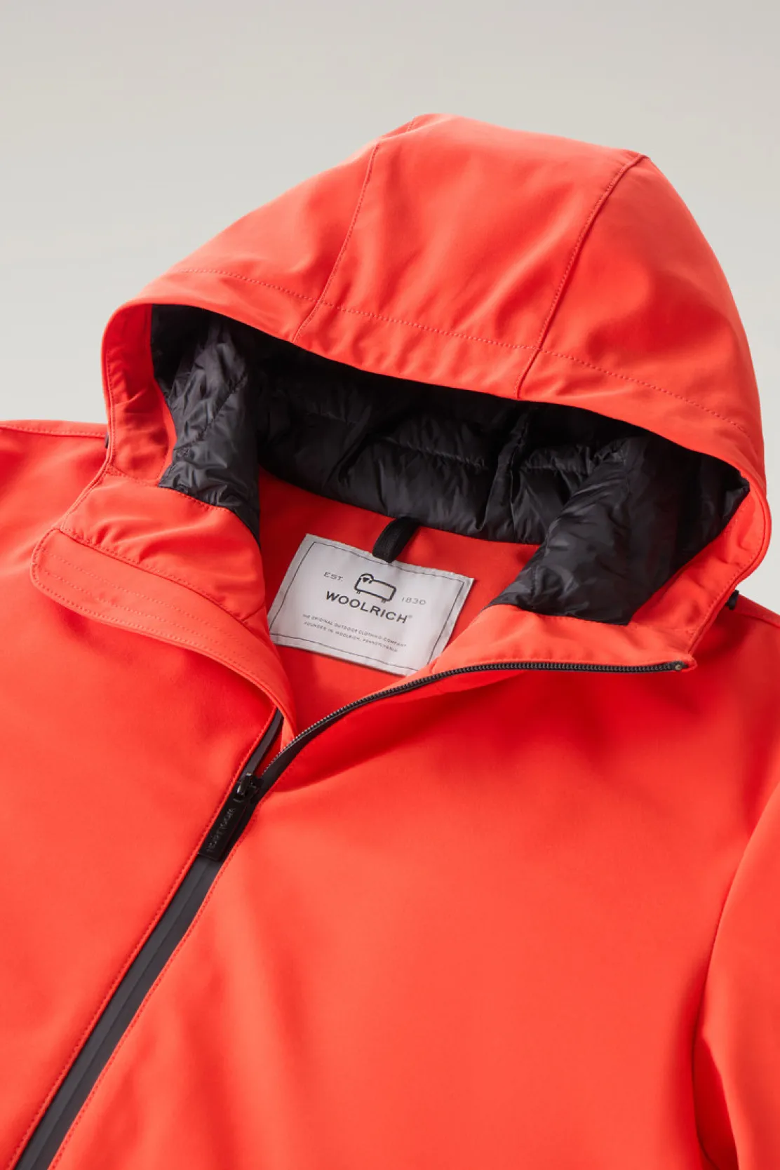 Impermeabili|Giacche>Woolrich Giacca Pacific In Tech Softshell Bright Brick