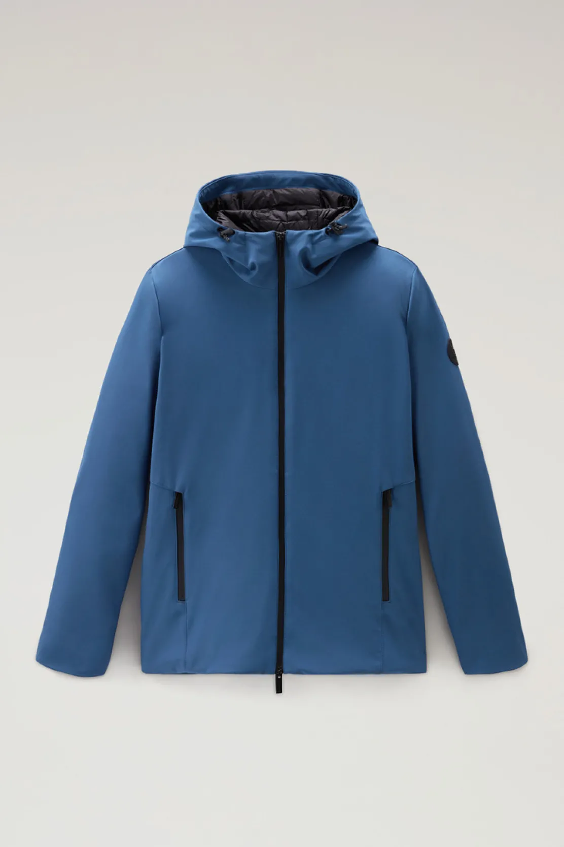 Impermeabili|Giacche>Woolrich Giacca Pacific In Tech Softshell Blue Lobster