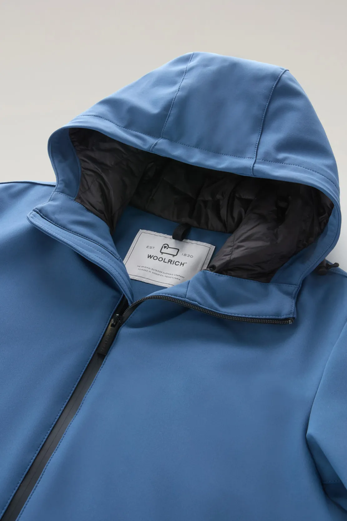 Impermeabili|Giacche>Woolrich Giacca Pacific In Tech Softshell Blue Lobster