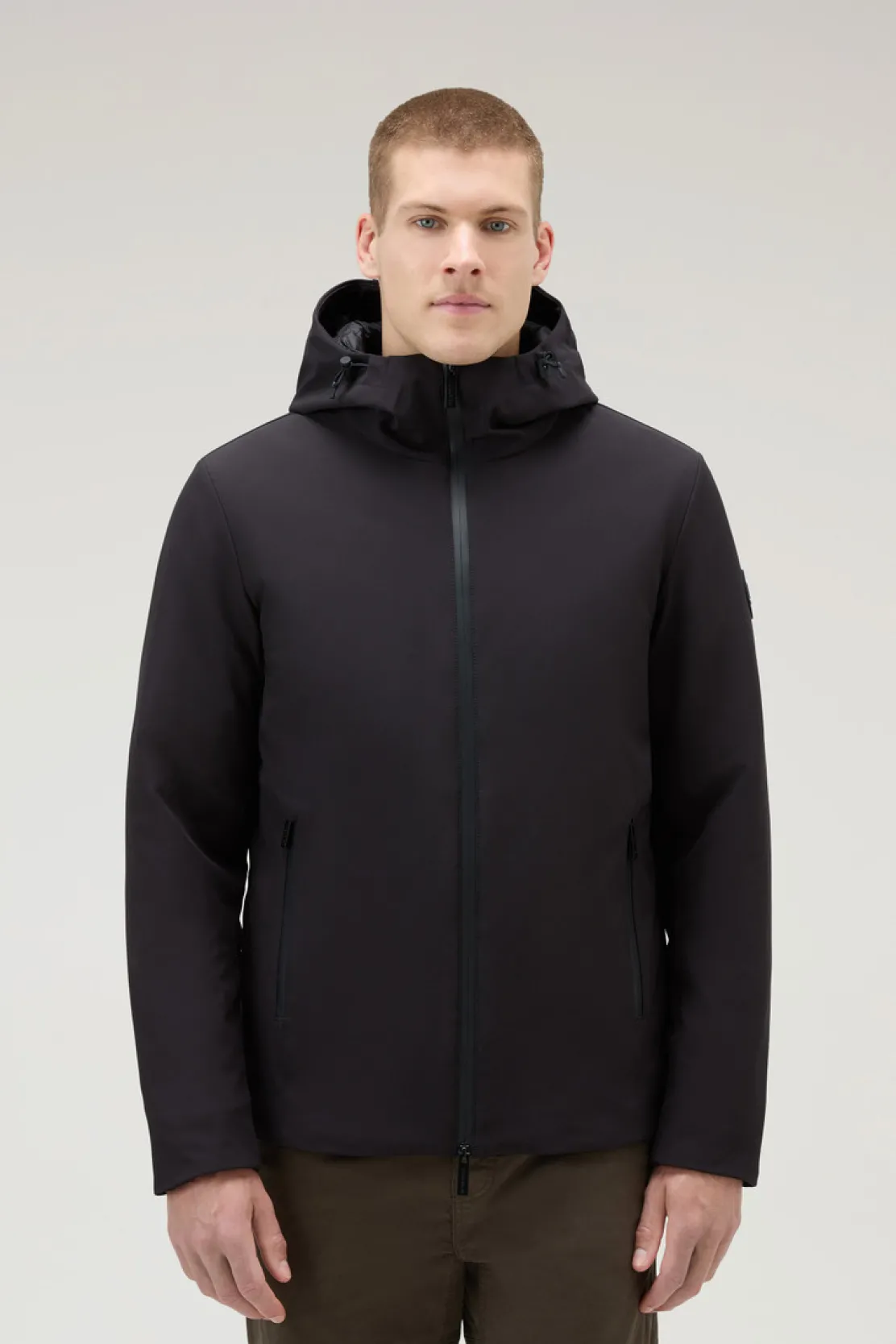 Impermeabili|Giacche>Woolrich Giacca Pacific In Tech Softshell Black