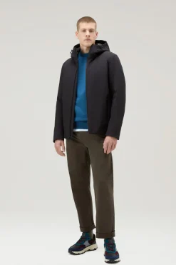 Impermeabili|Giacche>Woolrich Giacca Pacific In Tech Softshell Black