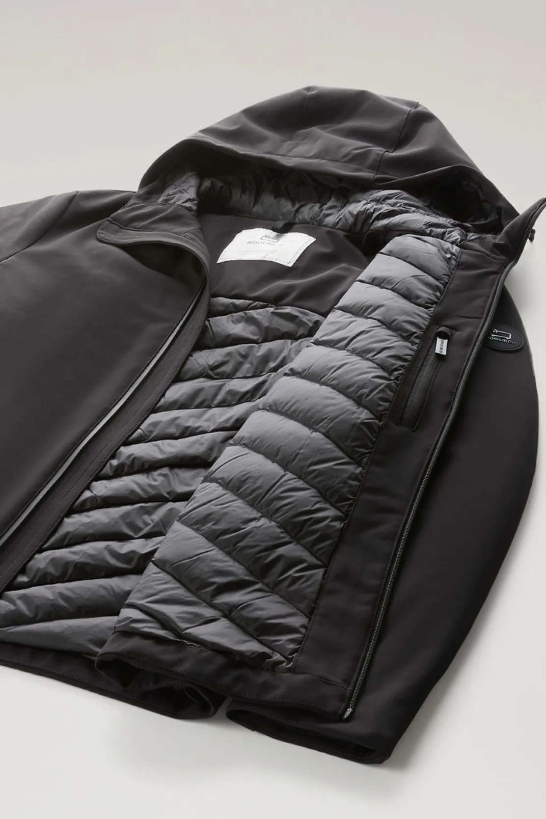 Impermeabili|Giacche>Woolrich Giacca Pacific In Tech Softshell Black