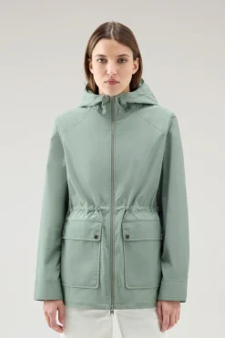Giacche>Woolrich Giacca Summer In Urban Touch Sage