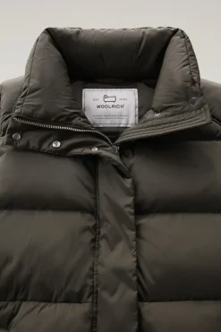 Gilet>Woolrich Gilet Alsea Imbottito Dark Green