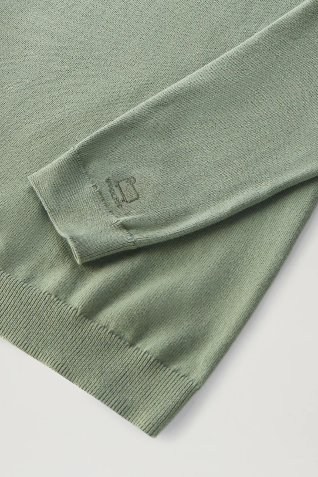 Maglieria>Woolrich Maglia Girocollo In Puro Cotone Dark Green