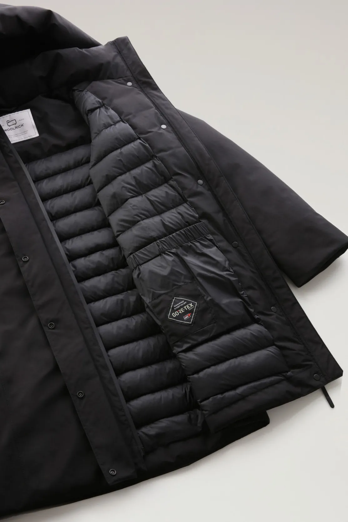 Impermeabili|Parka>Woolrich Marshall Parka Impermeabile In GORE-TEX Black