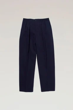Outdoor Label Designed in Japan|Pantaloni e pantaloncini>Woolrich Pantaloni In Cavalry Twill Di Misto Cotone Navy
