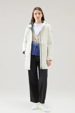Pantaloni e pantaloncini>Woolrich Pantaloni In Popeline Di Puro Cotone Black