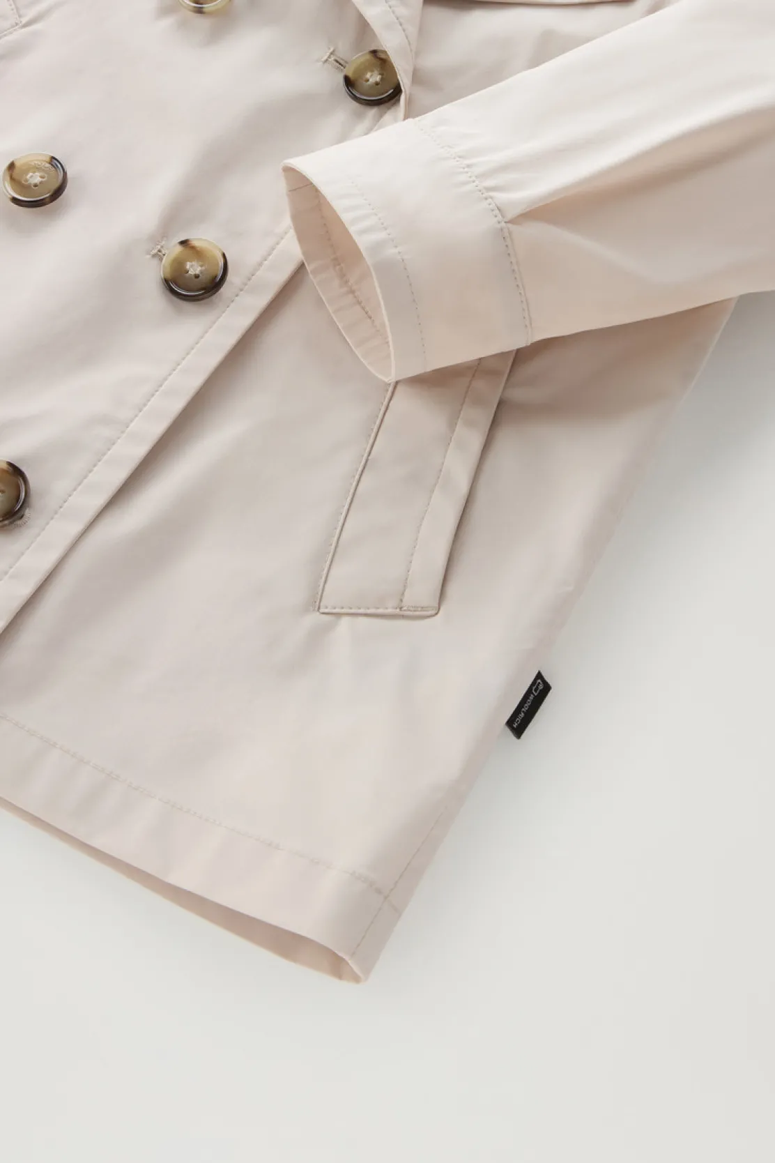 Giacche>Woolrich Peacoat Summer Da Bambina In Urban Touch Light Oak