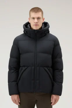Piumini|Giacche>Woolrich Piumino Sierra Supreme In Nylon Elasticizzato Black