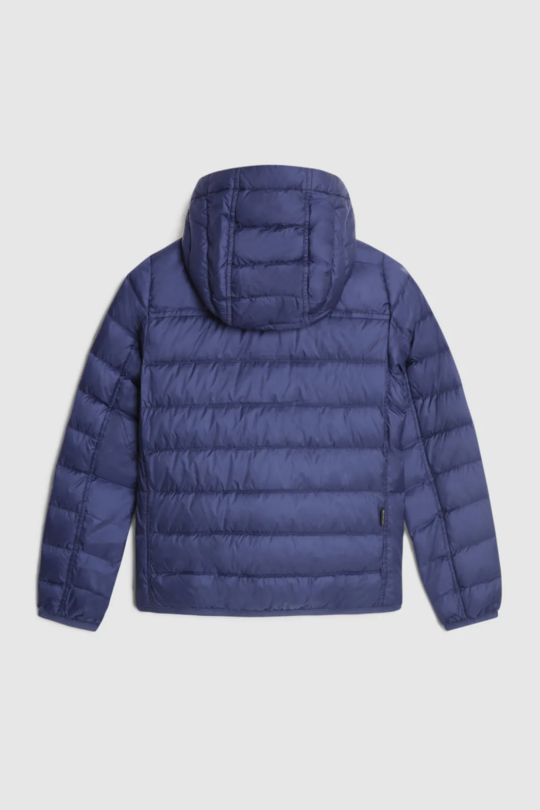Giacche>Woolrich Piumino Sundance Da Bambino Con Cappuccio Melton Blue