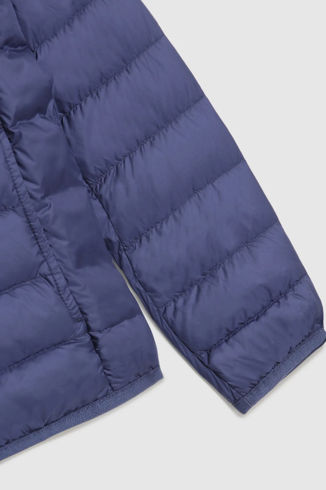 Giacche>Woolrich Piumino Sundance Da Bambino Con Cappuccio Melton Blue