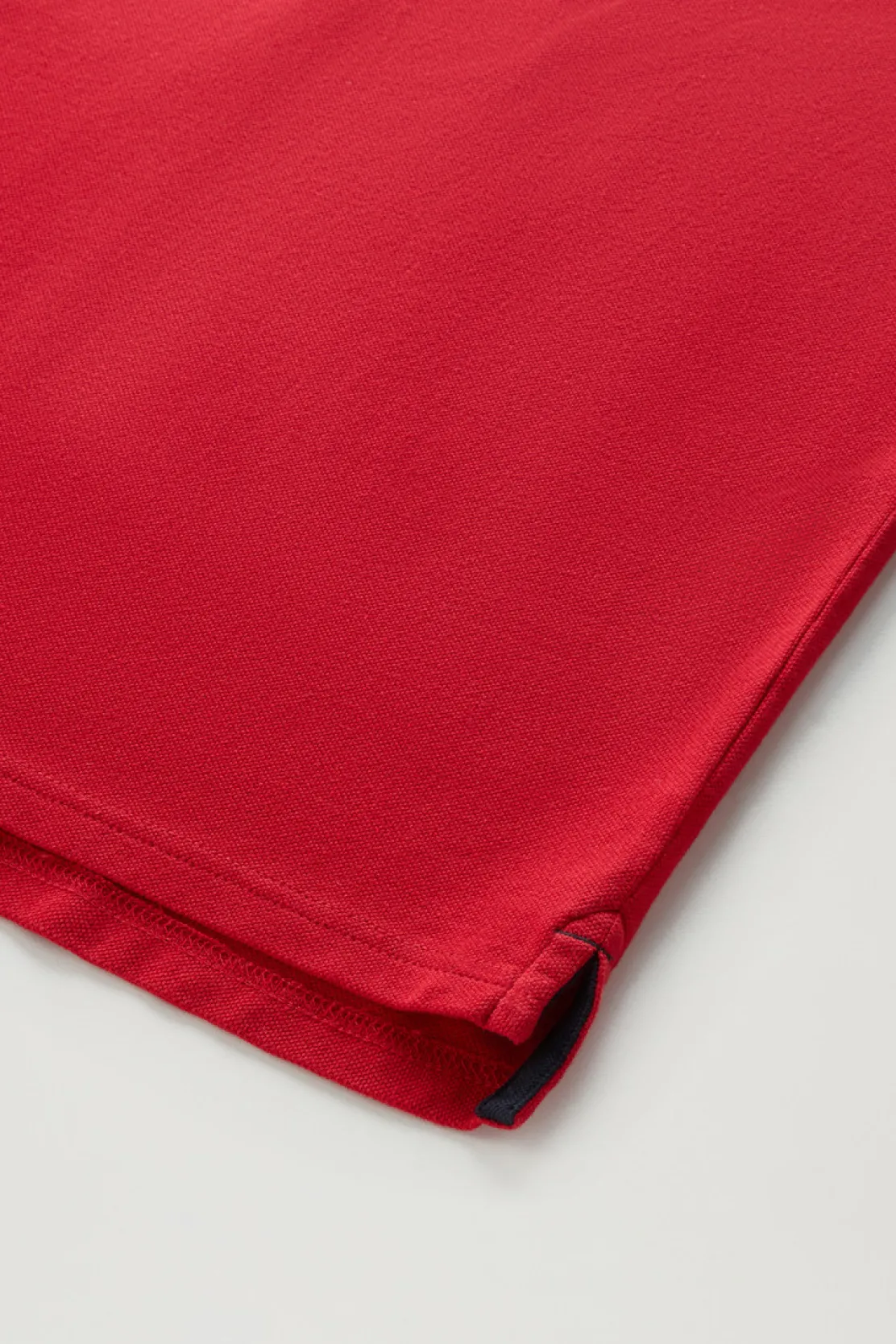 Polo>Woolrich Polo In Piquet Di Puro Cotone Sky Red