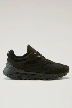 Sneakers>Woolrich Sneakers Running In Tessuto Ripstop Black Black