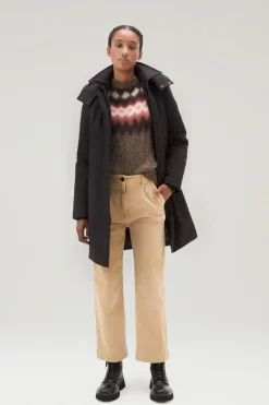 Cappotti|Impermeabili>Woolrich Trench Firth In Tech SoftShell Black