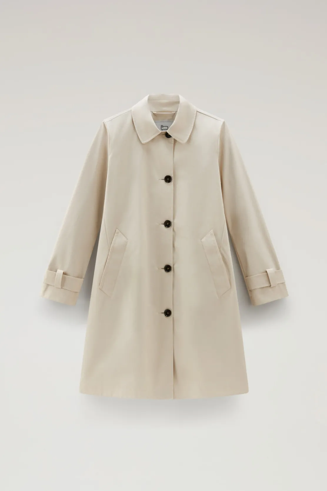 Cappotti>Woolrich Trench Havice In Best Cotton Light Oak